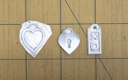 Judy Larson's Hearts and Flowers Charms - , Classic Wire Jewelry, Cutting, Cutting Tool, Cutters, Filing, Finishing, Butane Torch, Soldering, Solder, Design, Use medium paste solder